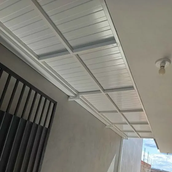 Cobertura de Telha Metálica Forro - Toldos Salto