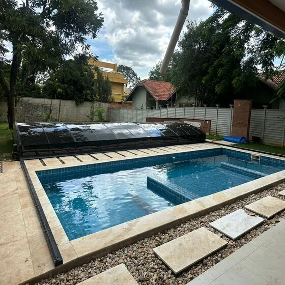 Cobertura Retrátil para Piscina - Toldos Salto