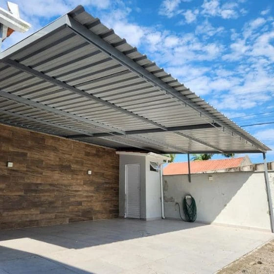 Cobertura de Telha Metálica Simples - Toldos Salto