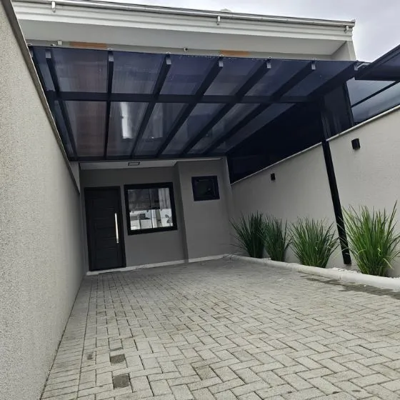 Pergolado Fixo de Ferro em Salto SP — Instalação em estacionamento