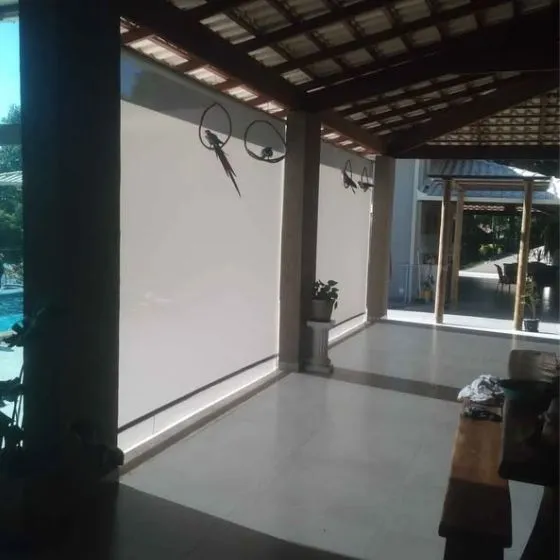 Toldo Cortina de Tela Screen em Salto SP Toldo Cortina de Tela Screen em Salto SP — Cobertura em passagem coberta entre ambientes